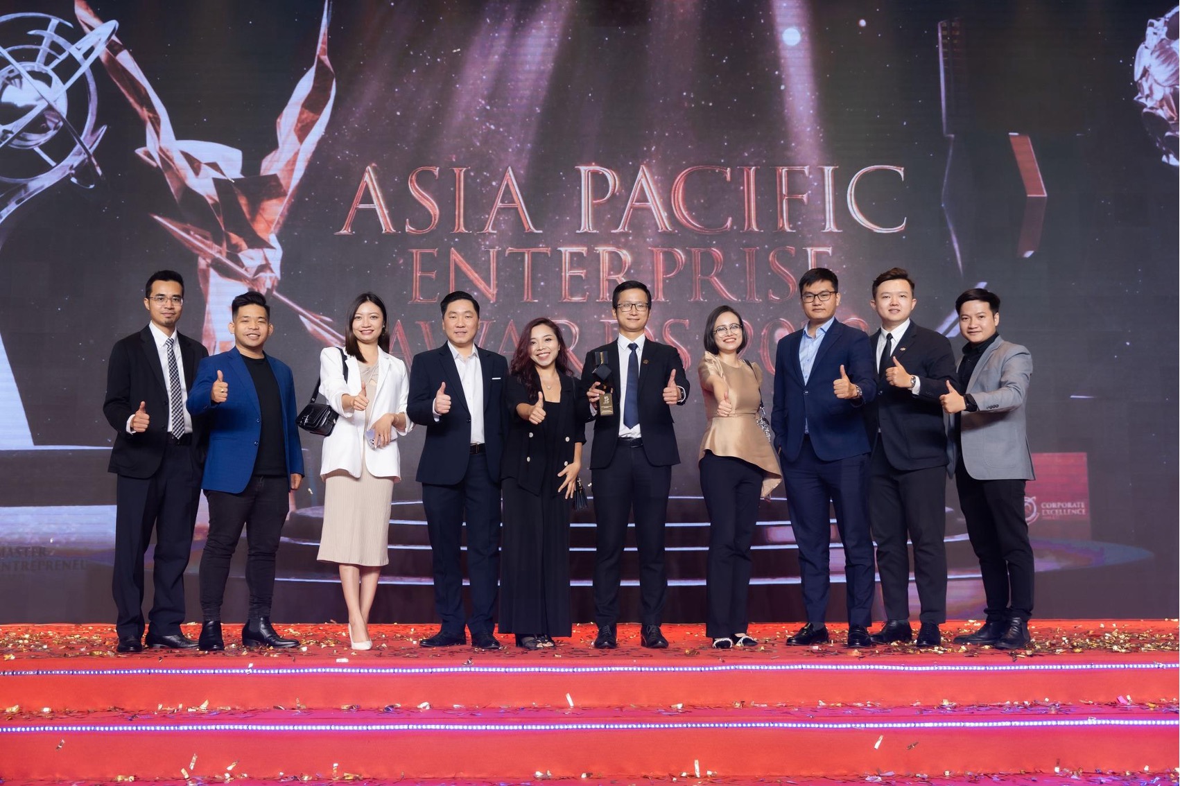 Chiến thắng hạng mục “Doanh nghiệp xuất sắc châu Á” tại APEA 2023