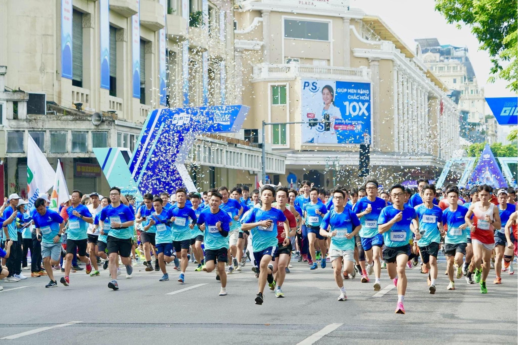 Happy Giga Run được tổ chức tại 35 thành phố khắp thế giới